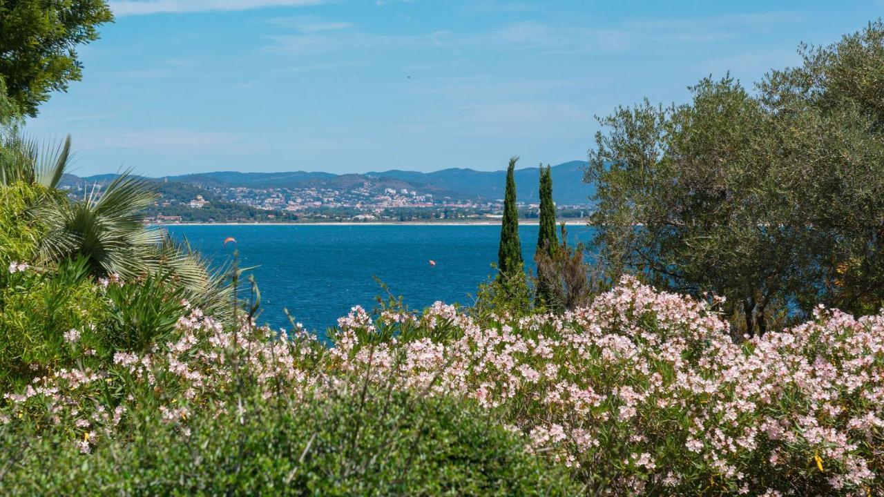 Villa Vue Mer Presqu'Ile De Giens Avec Piscine 히에레 외부 사진