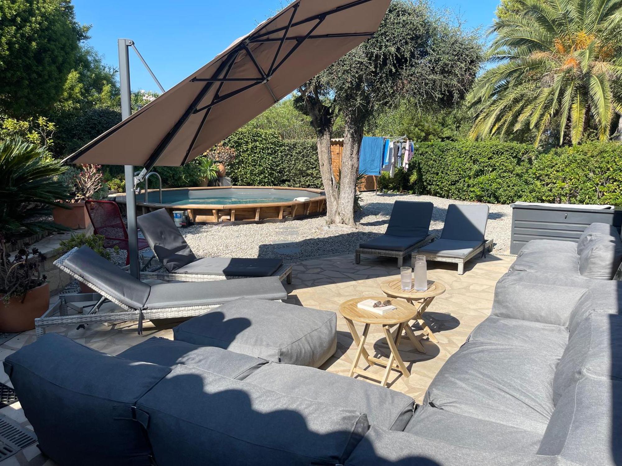 Villa Vue Mer Presqu'Ile De Giens Avec Piscine 히에레 외부 사진
